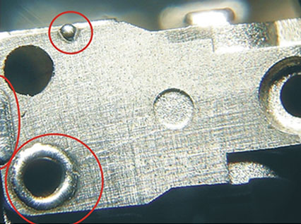 <a href='http://www.showplus.com.cn/product/3.htm' class='text_a'>模具激光焊機(jī)</a>修復(fù)模具效果